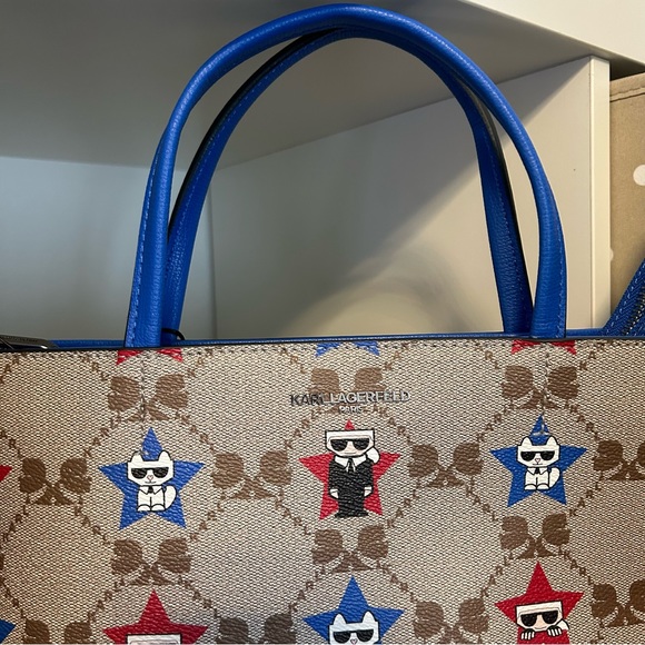 KARL LAGERFELD PARIS Small Maybelle Printed bag. 100% authentic. - Picture 12 of 16